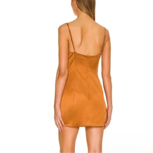 NBD Collins mini dress in Metallic Bronze - Picture 2 of 12